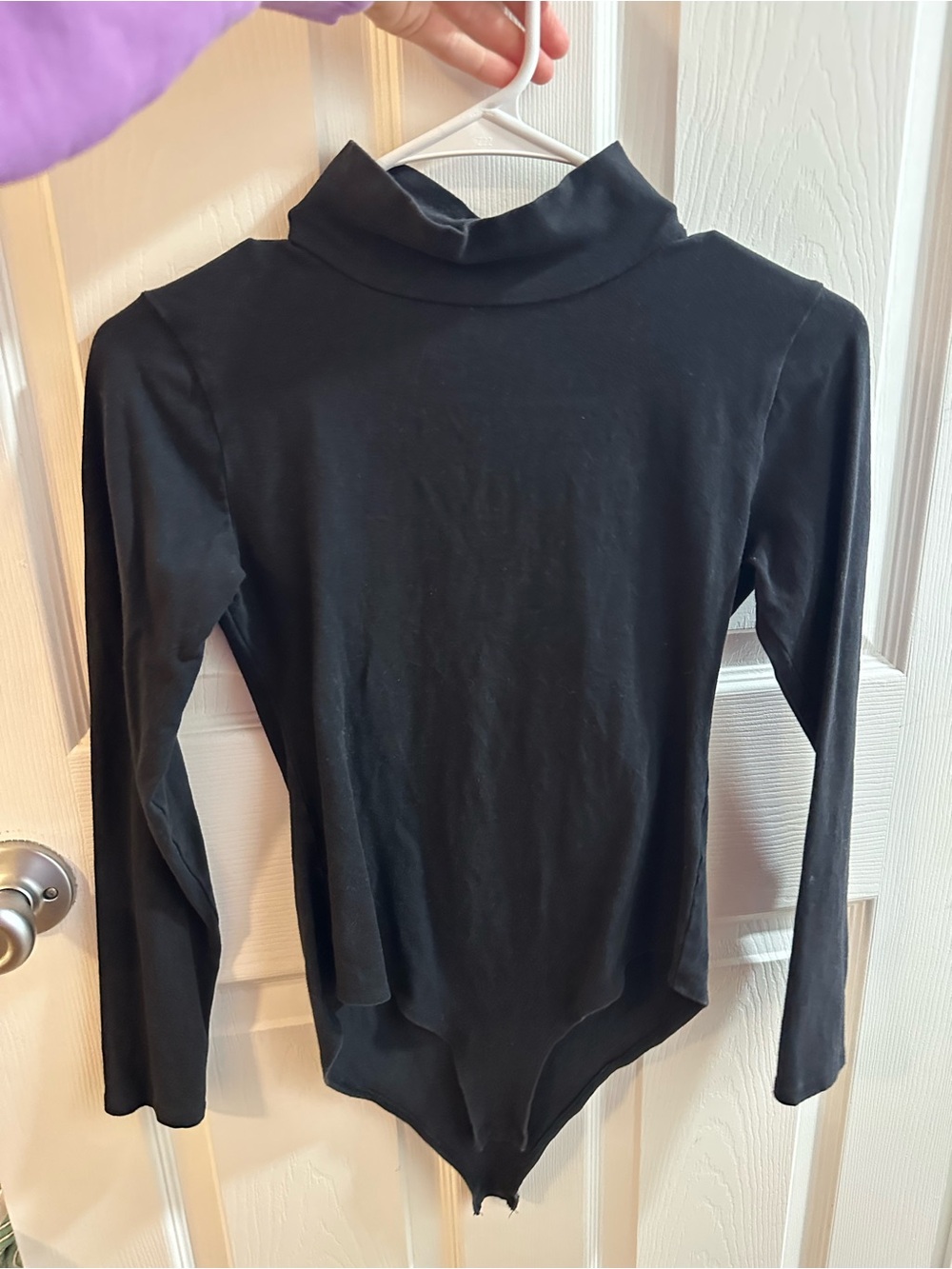 Amazon Black Long Sleeve Turtleneck Bodysuit